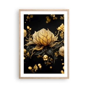 Affiche dans un chêne clair - Poster - Fragilité subtile - 50x70 cm