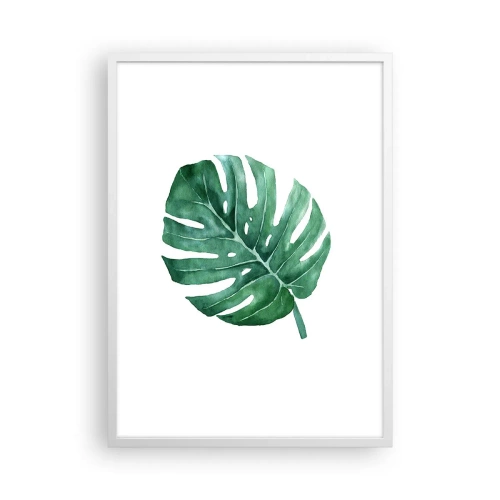 Affiche dans un cadre blanc - Poster - Concept vert - 50x70 cm