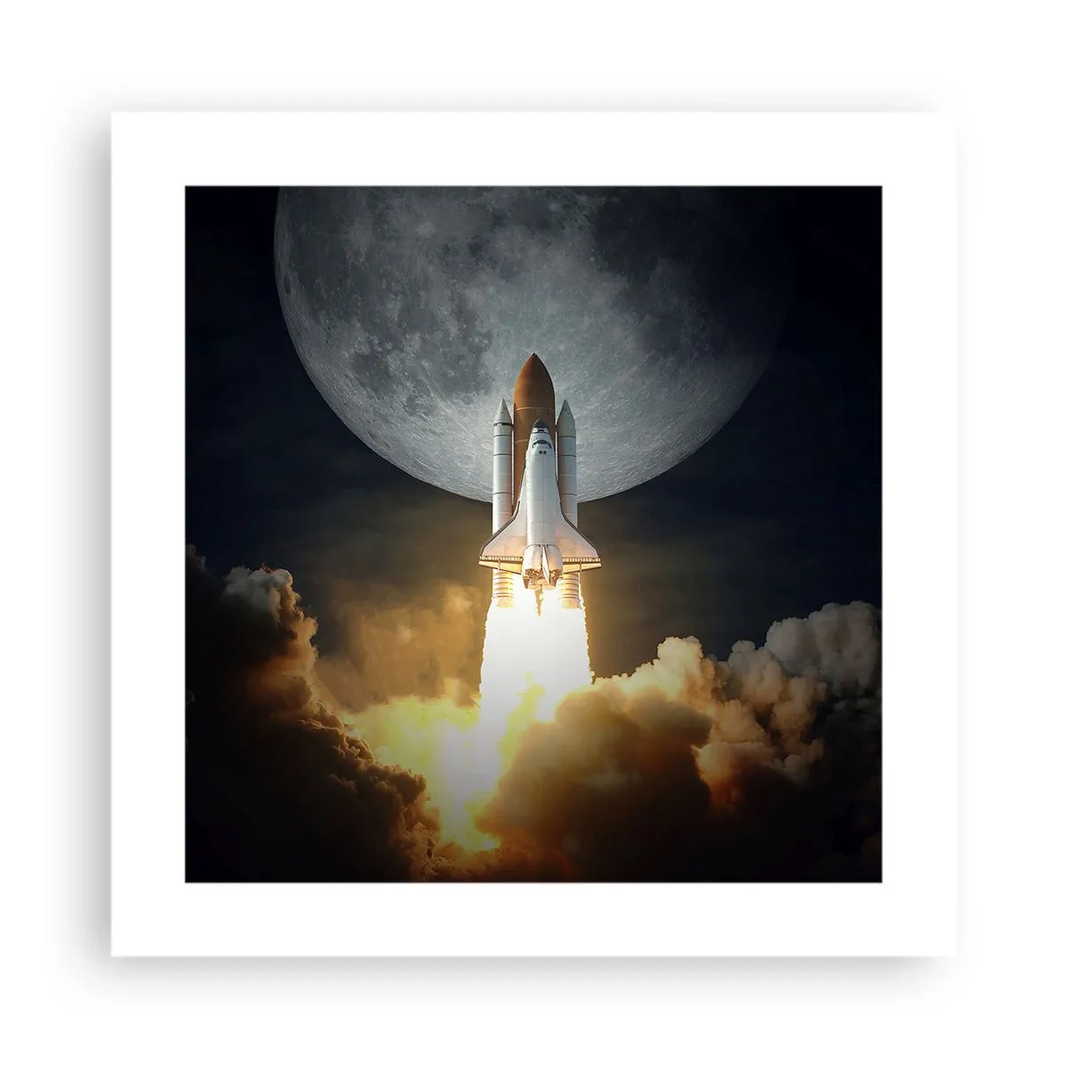 Affiche - Poster - Le début d'une aventure surnaturelle - 40x40 cm