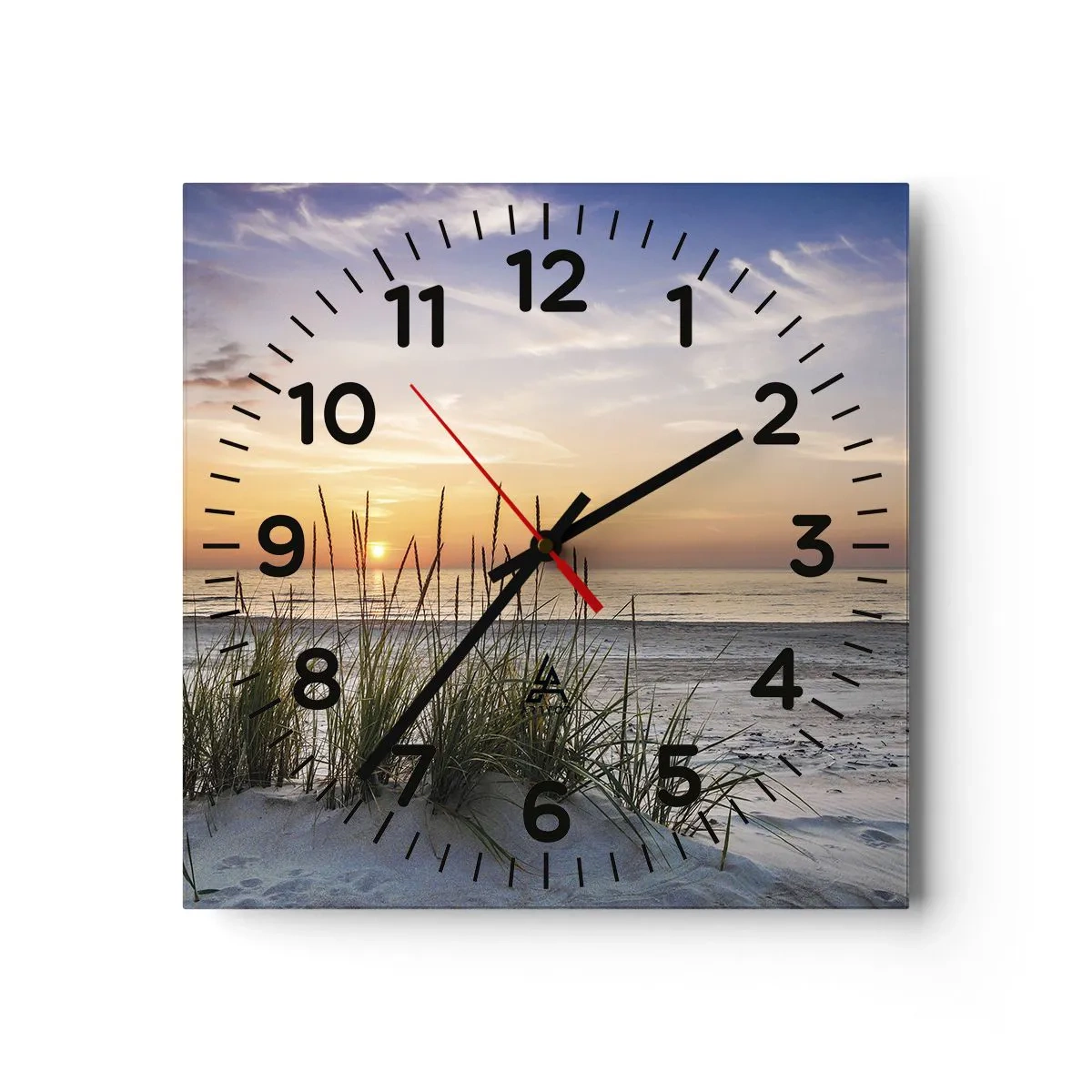 Horloge murale - Pendule murale - Regarde, pense, ressent - 30x30 cm