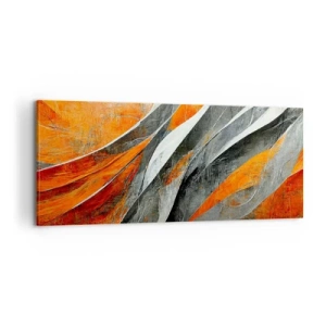 Impression sur toile - Image sur toile - Chaleur et froid - 100x40 cm