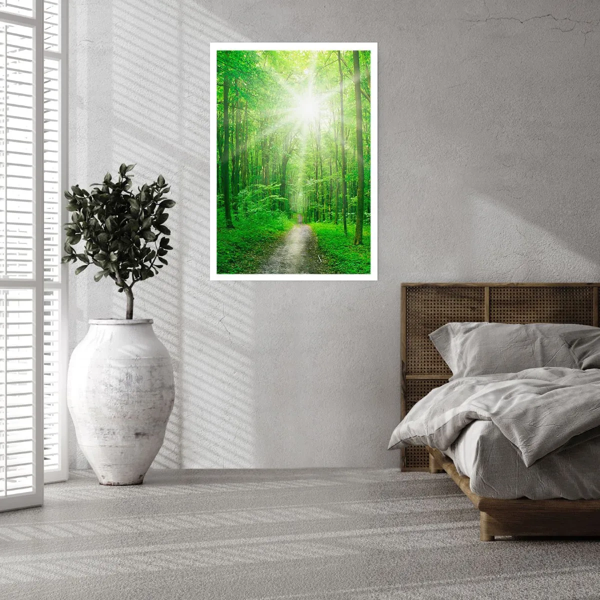 Affiche - Poster - Cathédrale verte - 30x40 cm