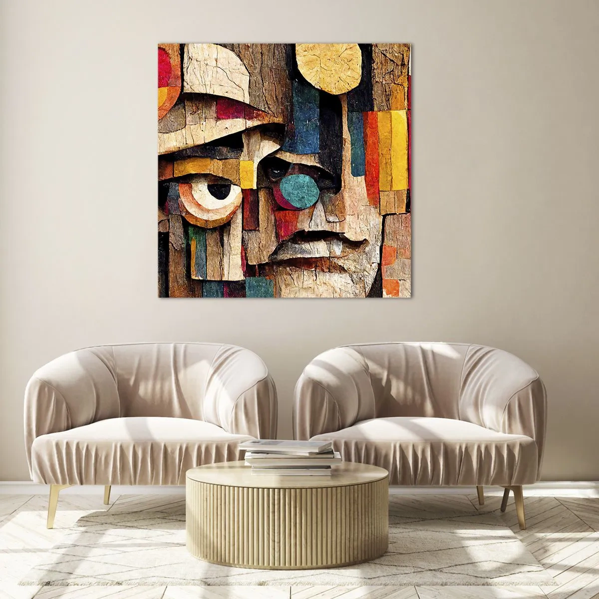 Impression sur verre - Image sur verre - Je te vois… - 40x40 cm