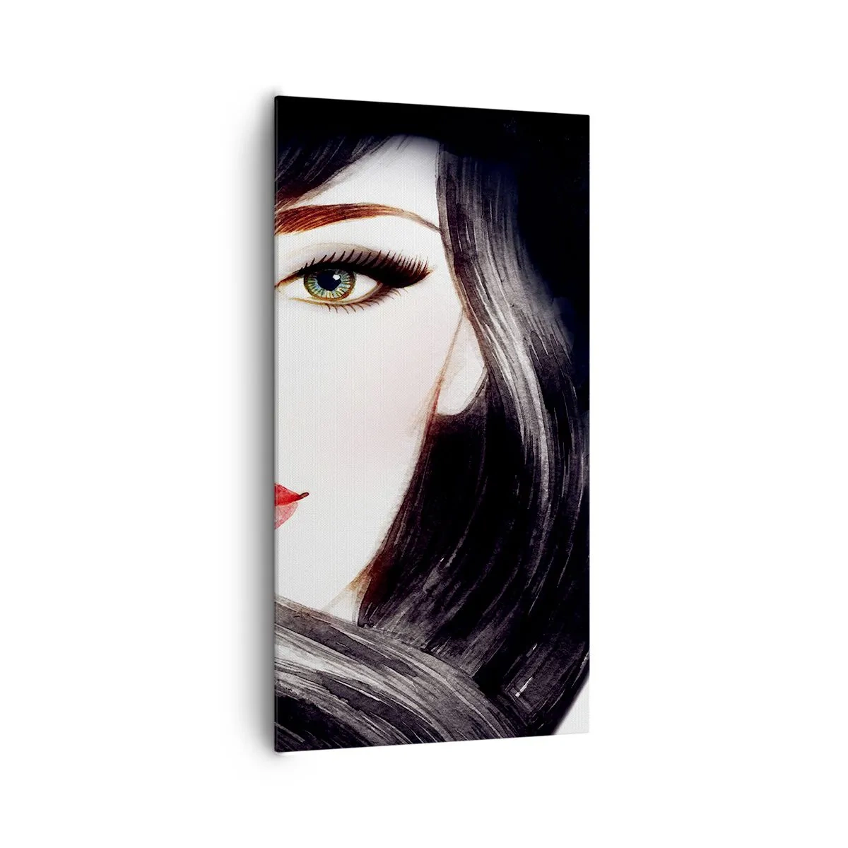 Impression sur toile - Image sur toile - Aspect saphir - 65x120 cm