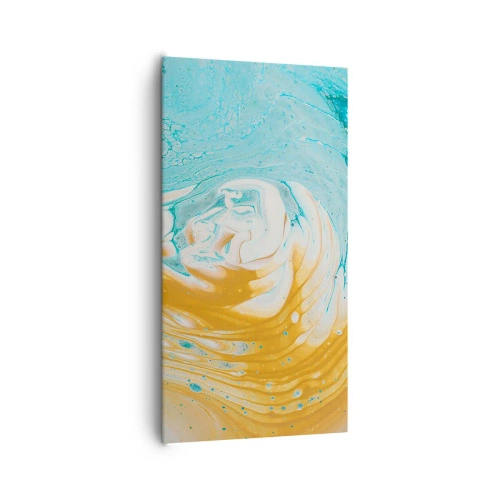 Impression sur toile - Image sur toile - Tourbillon pastel - 65x120 cm