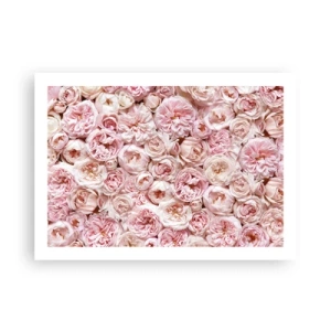 Affiche - Poster - Un lit de roses - 70x50 cm