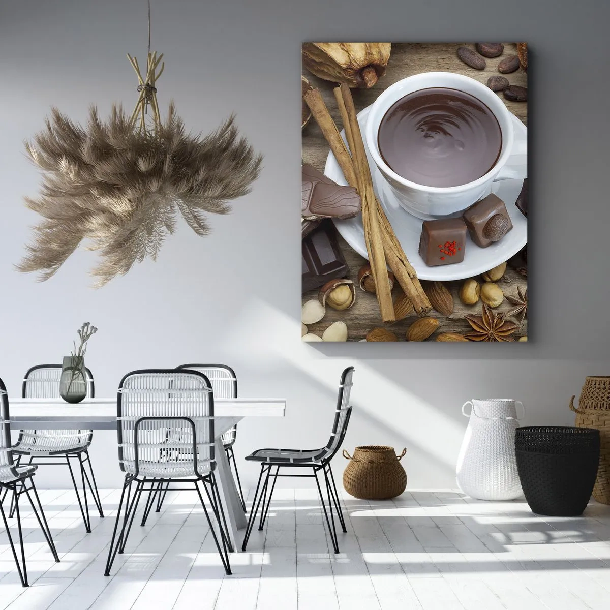 Impression sur toile - Image sur toile - D'une chocolaterie de conte de fées - 45x80 cm