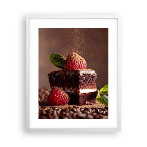 Affiche dans un cadre blanc - Poster - La vie est douce - 40x50 cm