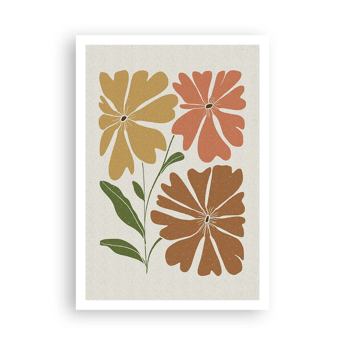 Affiche - Poster - Nature et géométrie - 70x100 cm