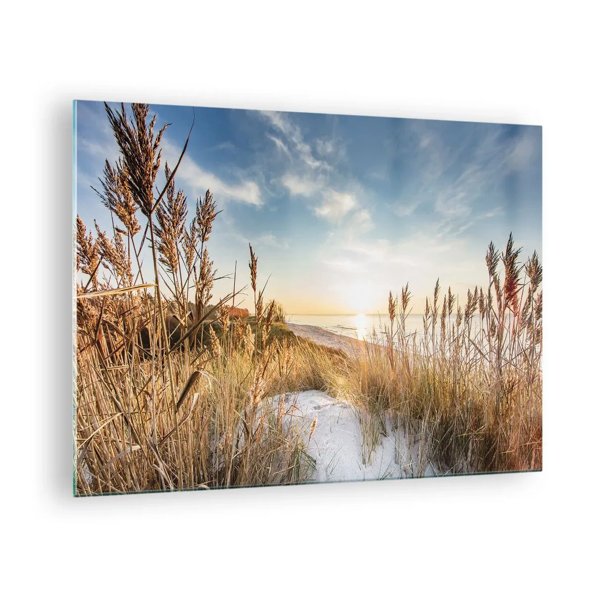Impression sur verre - Image sur verre - Plage du nord - 70x50 cm