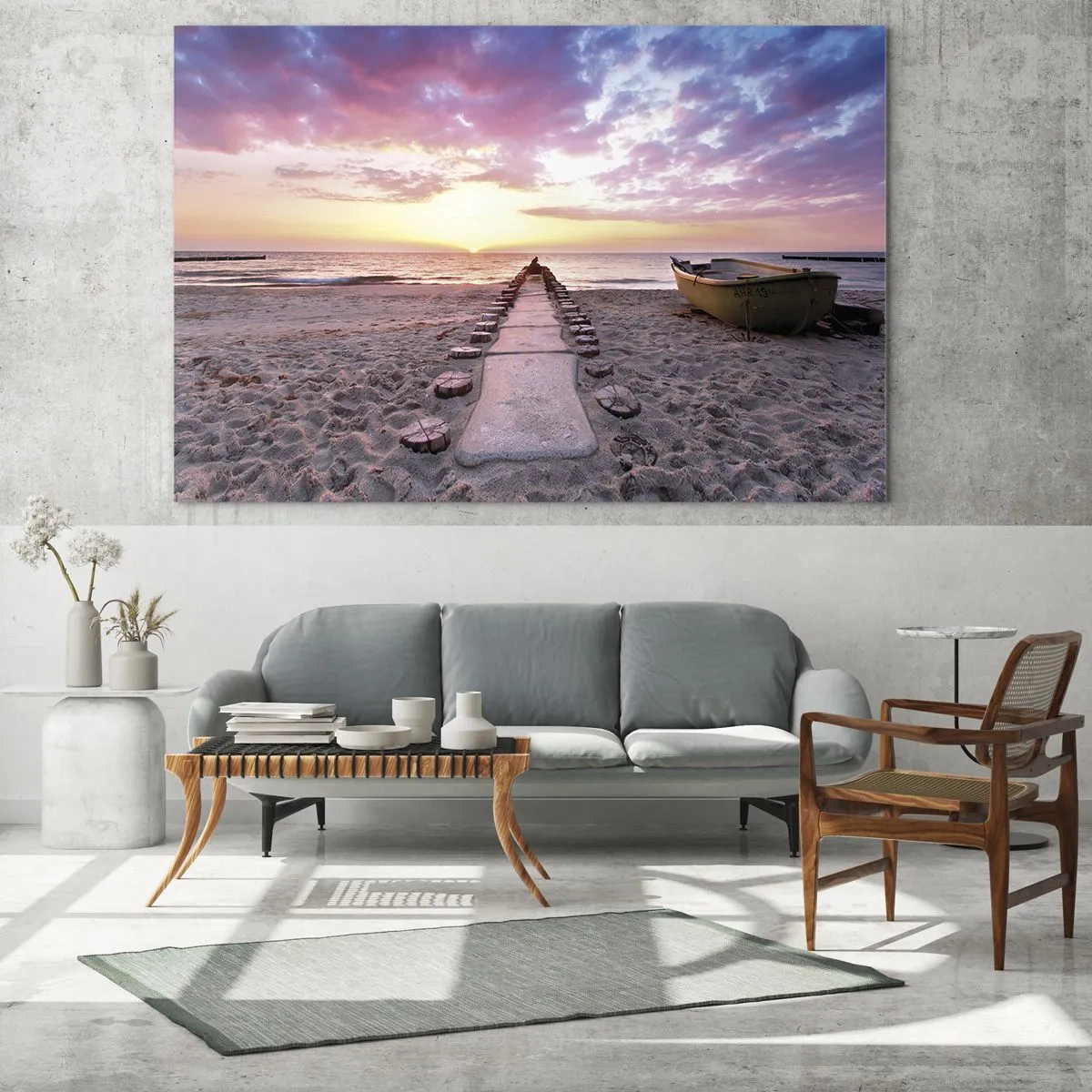 Impression sur verre - Image sur verre - Moment d'expérience profonde - 70x50 cm
