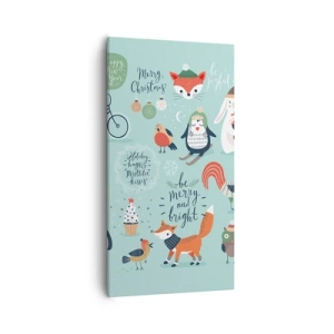 Impression sur toile - Image sur toile - Que ce soit toujours Noël ! - 55x100 cm