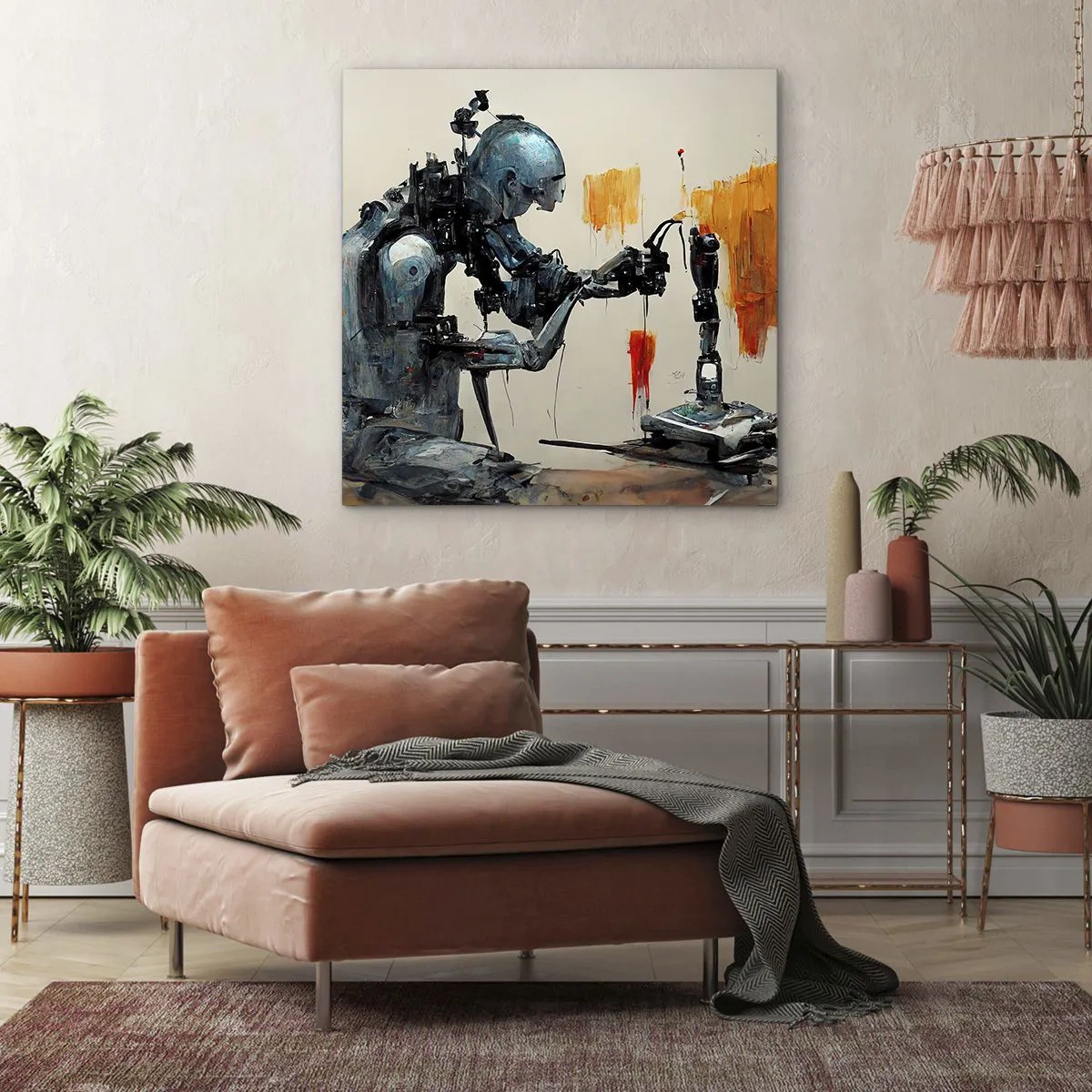 Impression sur toile - Image sur toile - Déjà demain… - 60x60 cm