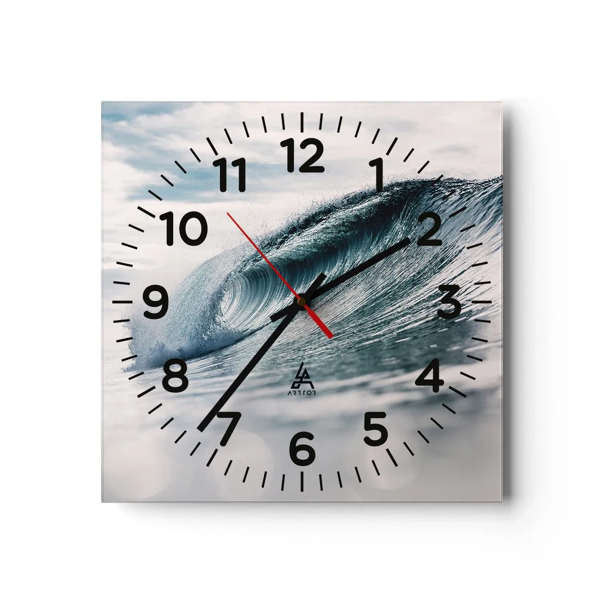 Horloge murale - Pendule murale - Pic d'eau - 40x40 cm