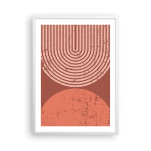 Affiche dans un cadre blanc - Poster - Une relation proche - 50x70 cm