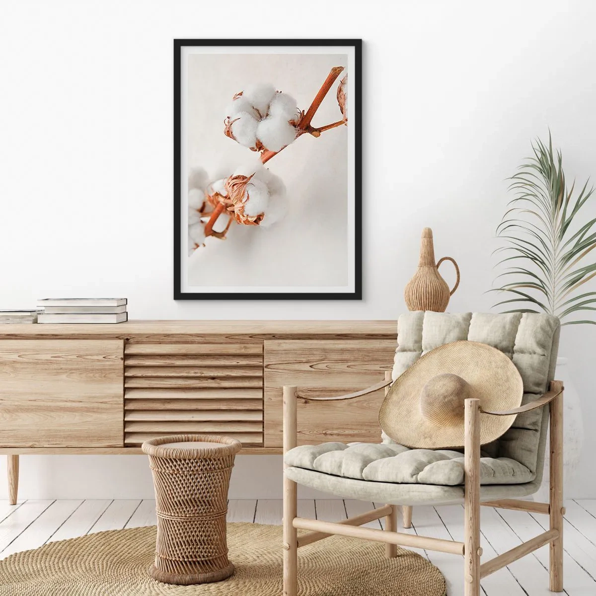 Affiche dans un cadre noir - Poster - Seulement caliner - 30x40 cm