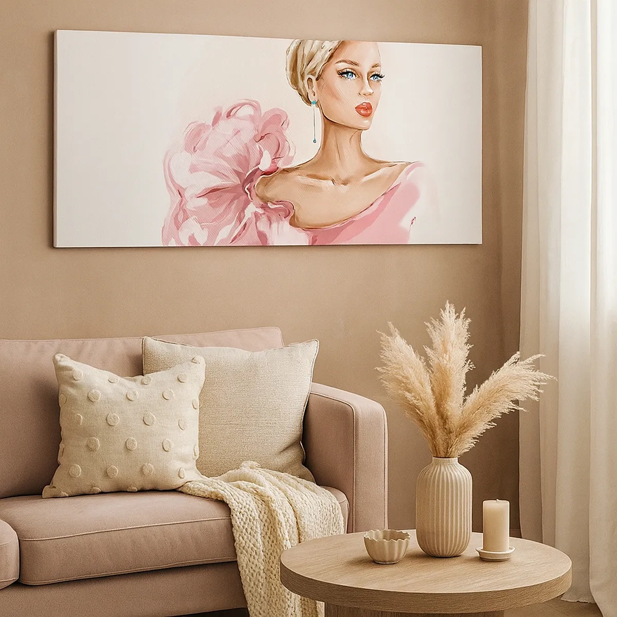 Impression sur toile - Image sur toile - Comme peinte... - 30x30 cm