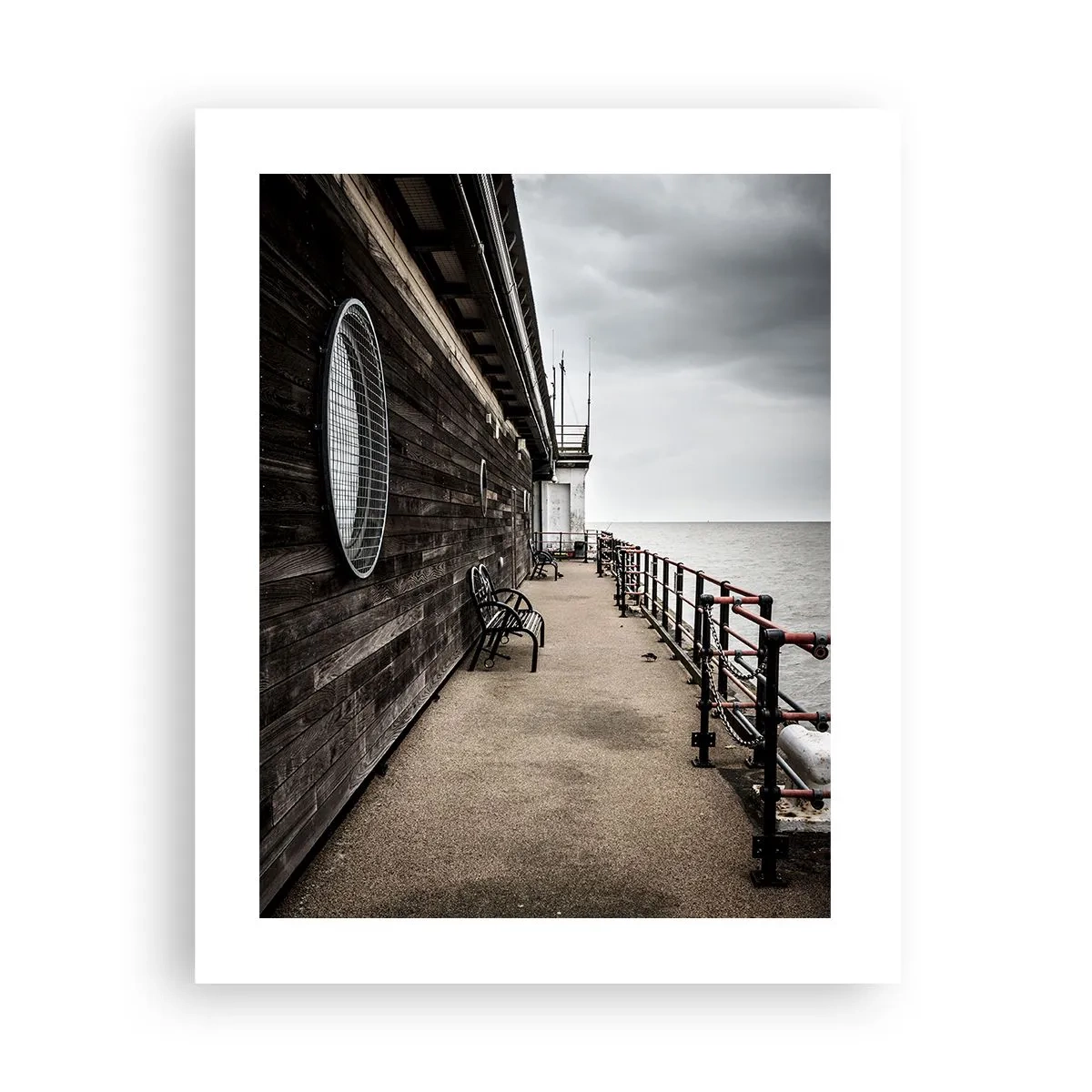 Affiche - Poster - Le temps s'est arrêté - 40x50 cm