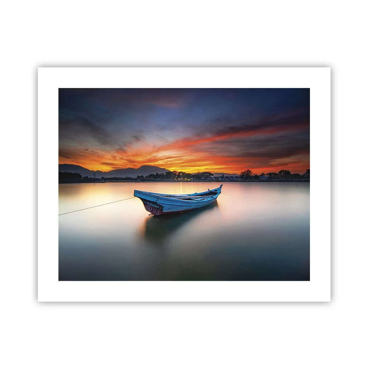 Affiche - Poster - Une bonne nuit arrive - 50x40 cm