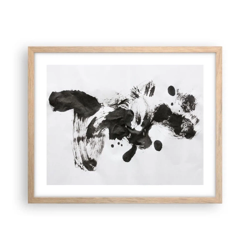 Affiche dans un chêne clair - Poster - De la méthode dans la folie ? - 50x40 cm