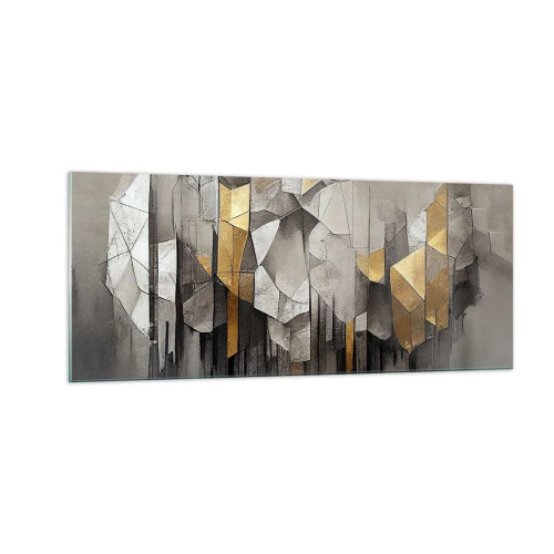 Impression sur verre - Image sur verre - Composition de glace et de lumière - 100x40 cm