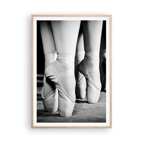 Affiche dans un chêne clair - Poster - Ensemble, simple - 70x100 cm