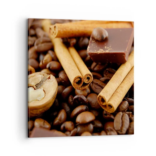 Impression sur toile - Image sur toile - Concert d'aromates - 70x70 cm