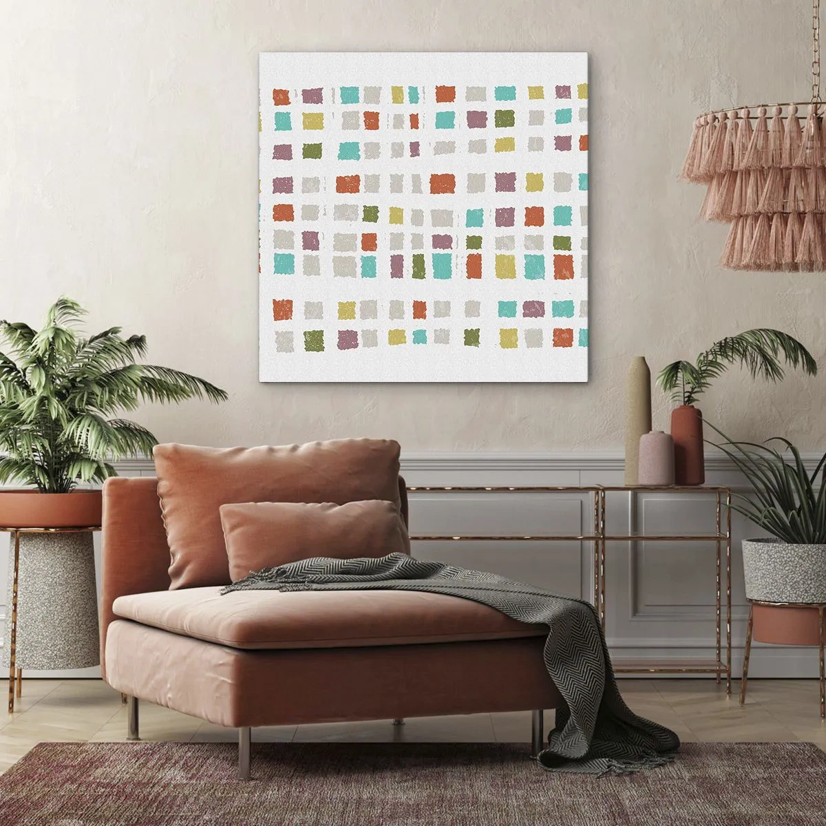 Impression sur toile - Image sur toile - Jeu inconnu - 30x30 cm