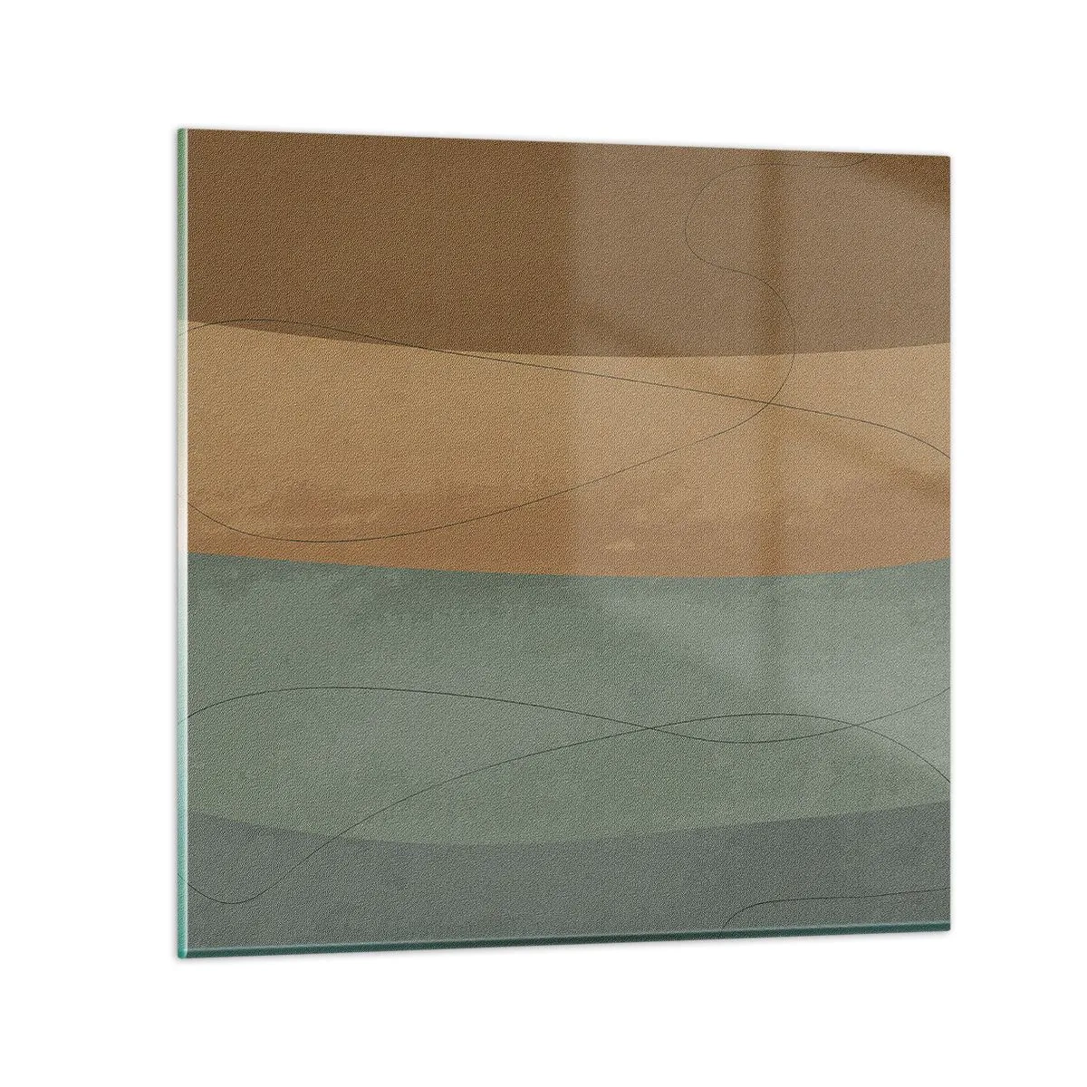 Impression sur verre - Image sur verre - Composition horizontale - 30x30 cm