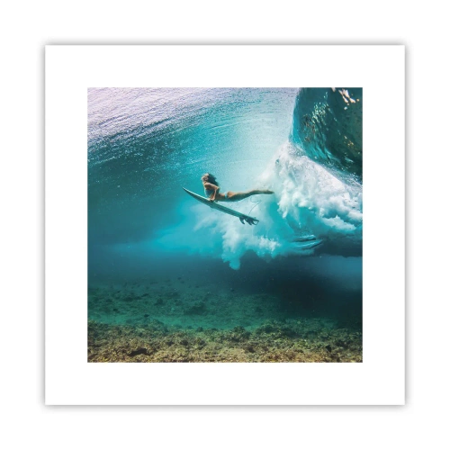 Affiche - Poster - Monde sous marin - 30x30 cm