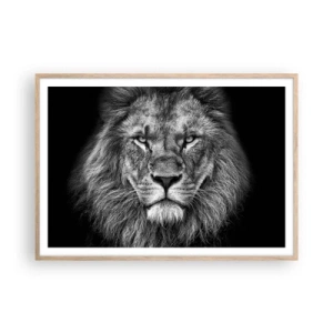 Affiche dans un chêne clair - Poster - En vêtement de sacre - 100x70 cm