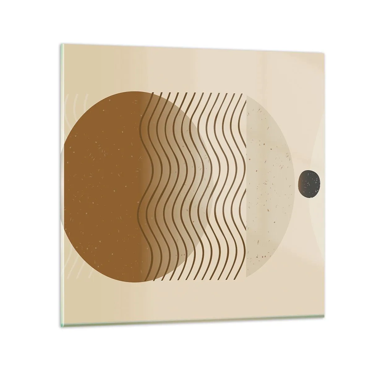 Impression sur verre - Image sur verre - Sur l'origine des figures géométriques - 50x50 cm