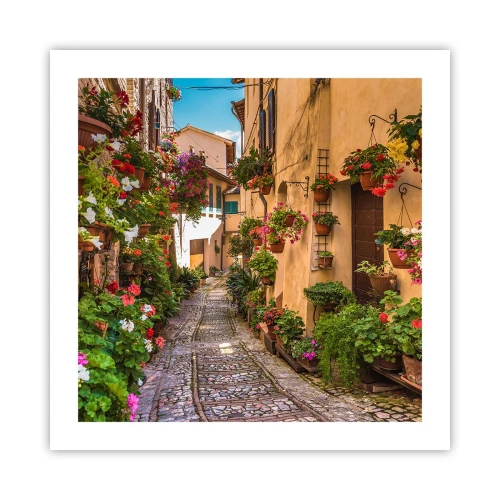 Affiche - Poster - Ruelle italienne - 50x50 cm