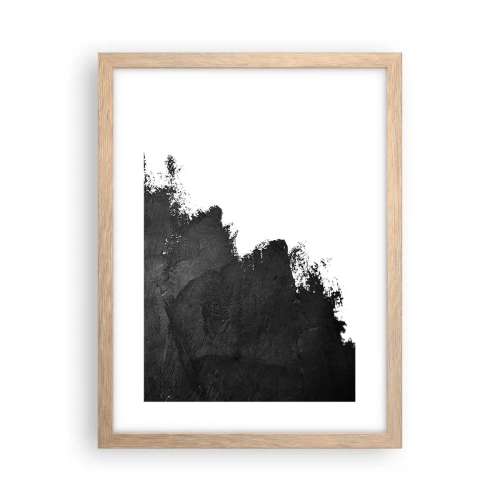 Affiche dans un chêne clair - Poster - Éléments : terre - 30x40 cm