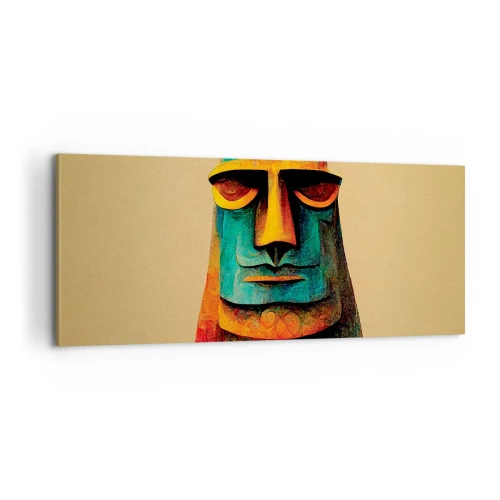 Impression sur toile - Image sur toile - Statuesque et sympathique - 100x40 cm