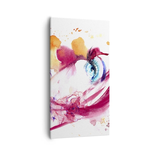 Impression sur toile - Image sur toile - Le monde prospère dans la proximité - 55x100 cm