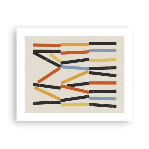 Affiche - Poster - Composition de niveaux - 50x40 cm