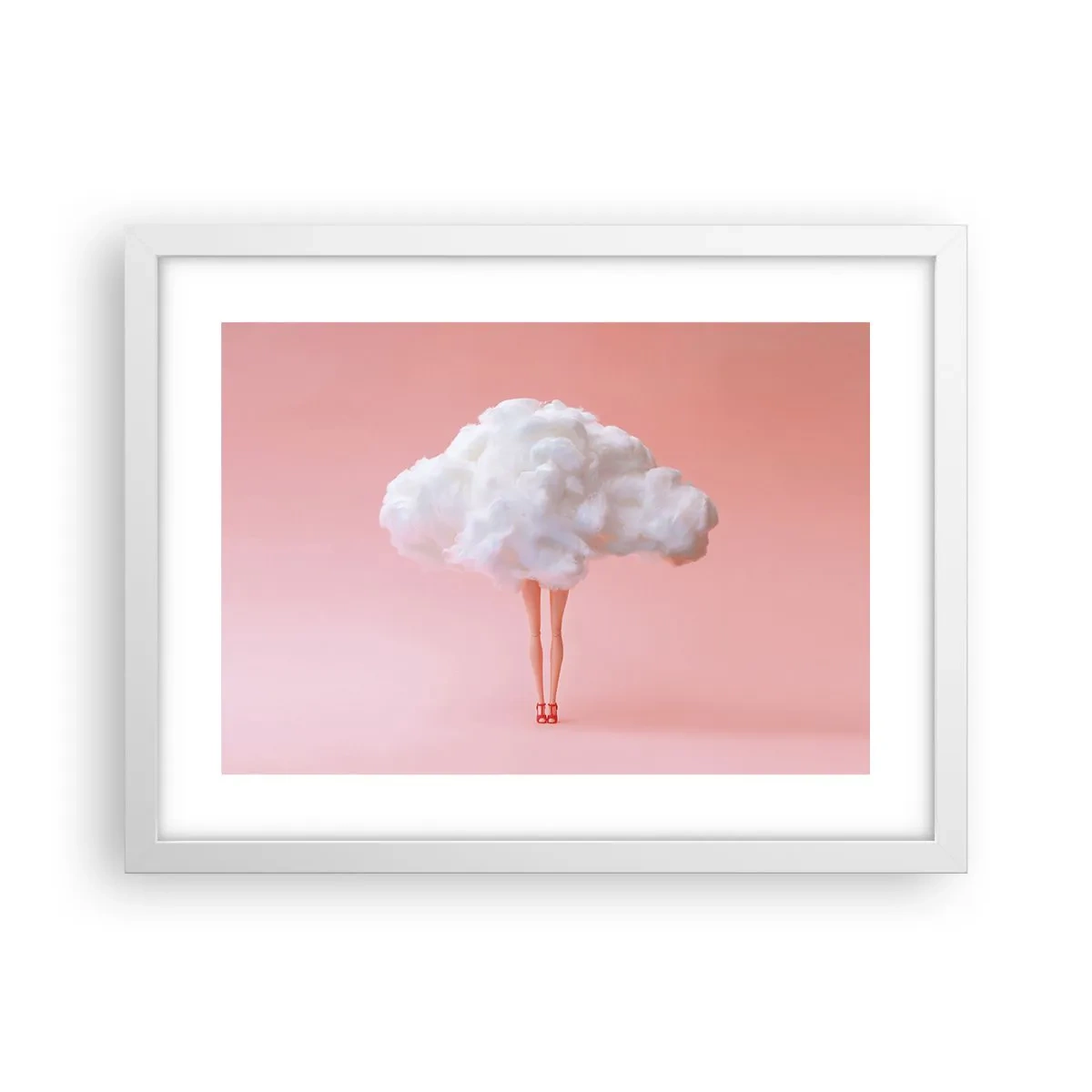 Affiche dans un cadre blanc - Poster - Douce promesse - 40x30 cm