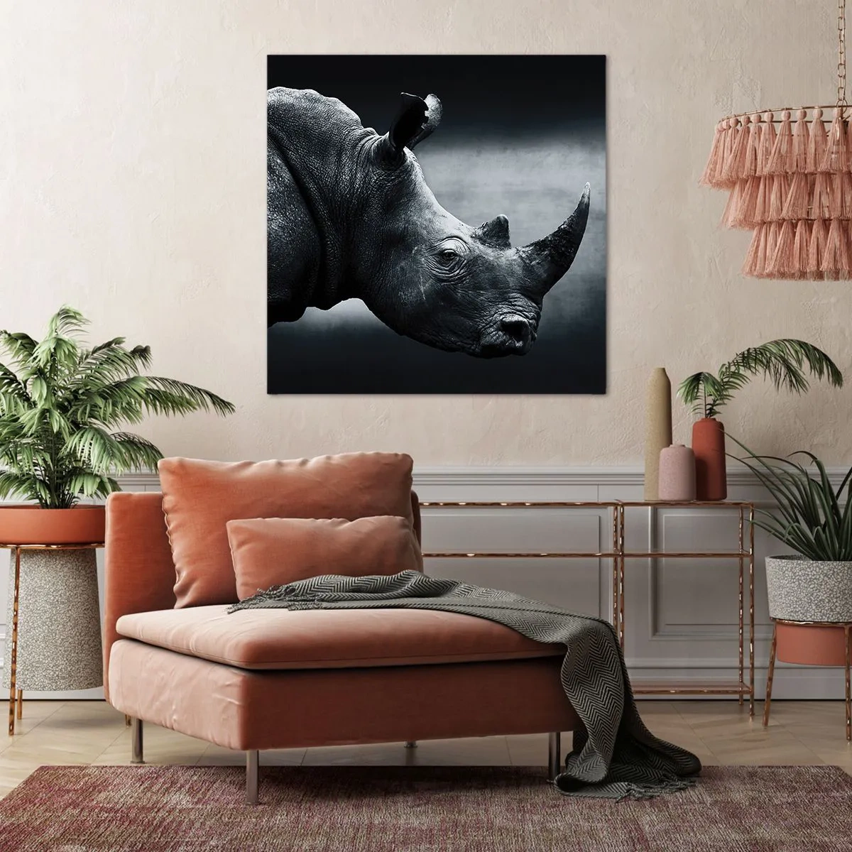 Impression sur toile - Image sur toile - Le profil droit - 40x40 cm