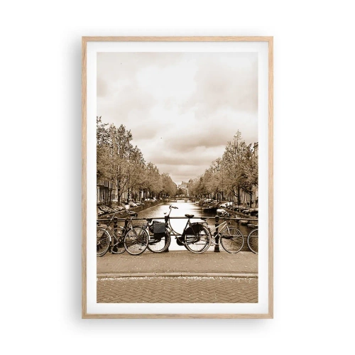 Affiche dans un chêne clair - Poster - Ambiance hollandaise - 61x91 cm