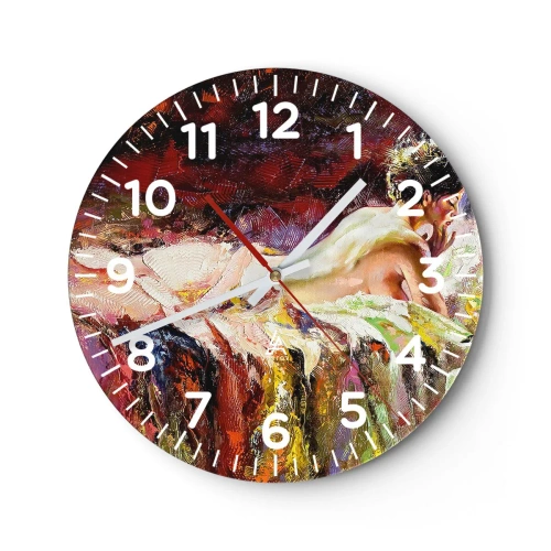 Horloge murale - Pendule murale - Vénus en pensée - 30x30 cm