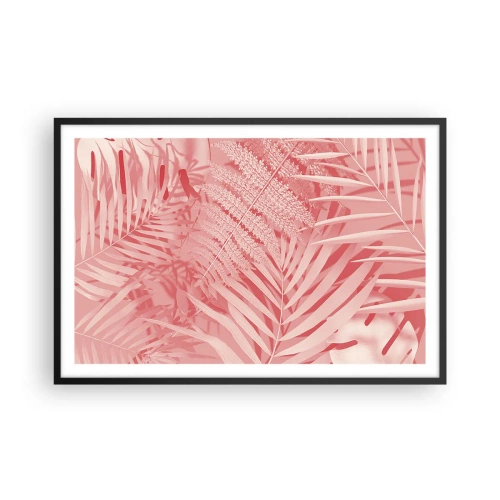 Affiche dans un cadre noir - Poster - Concept de rose - 91x61 cm