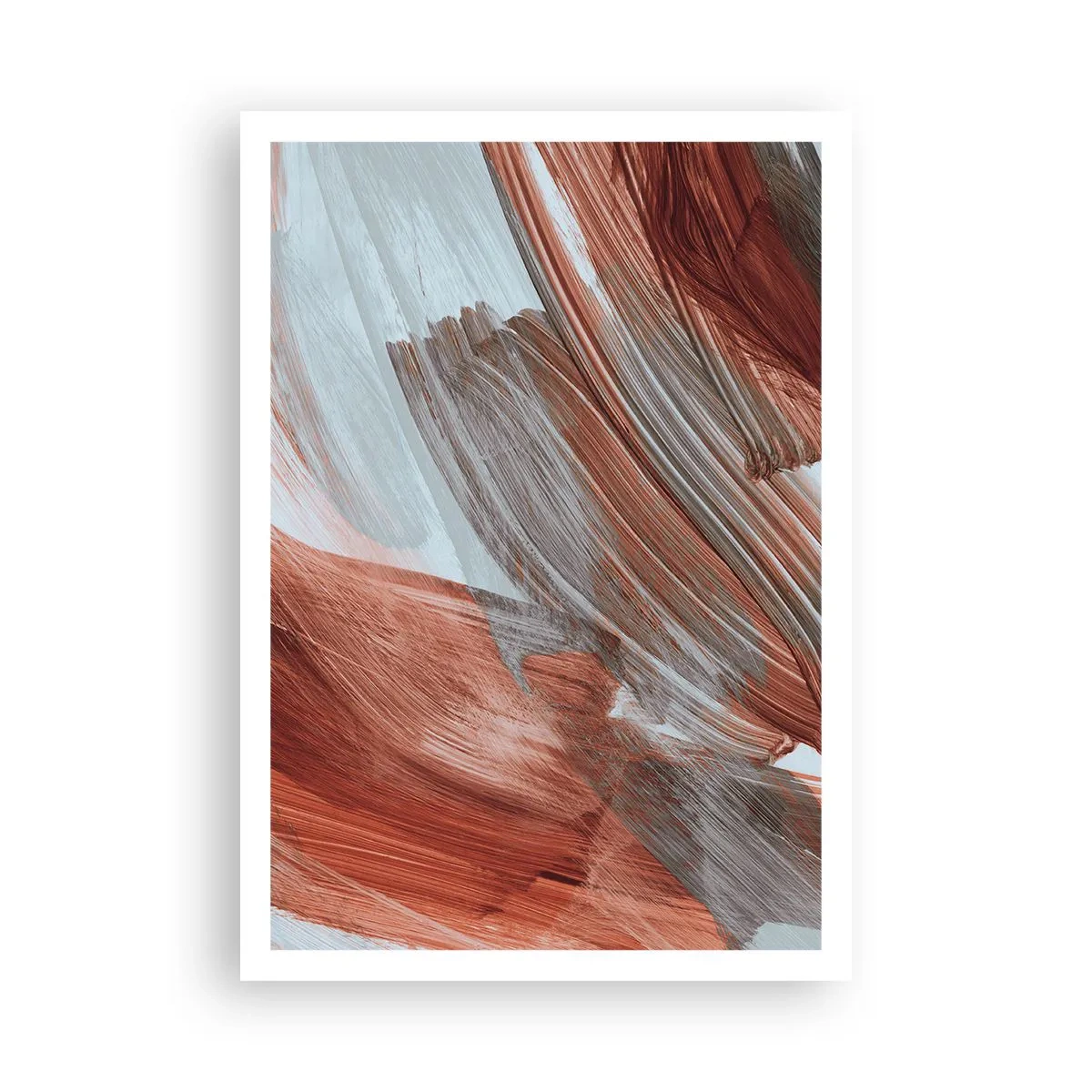 Affiche - Poster - Abstraction venteuse et automnale - 70x100 cm