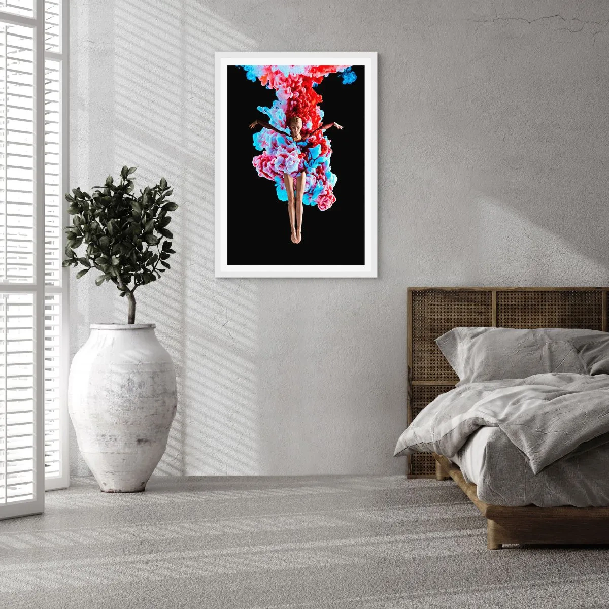 Affiche dans un cadre blanc - Poster - En pleine floraison - 50x70 cm