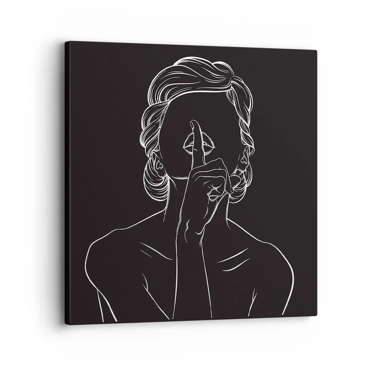 Impression sur toile - Image sur toile - La beauté s'épanouit en silence - 30x30 cm