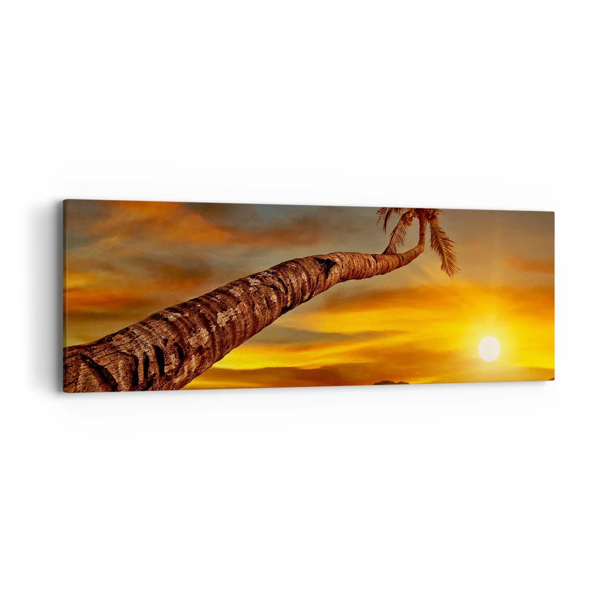 Impression sur toile - Image sur toile - Vacances exotiques, aventure caribéenne - 90x30 cm