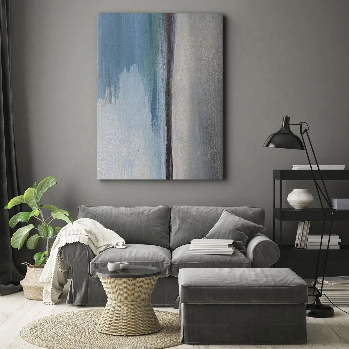 Impression sur toile - Image sur toile - Paysage horizontal - 55x100 cm