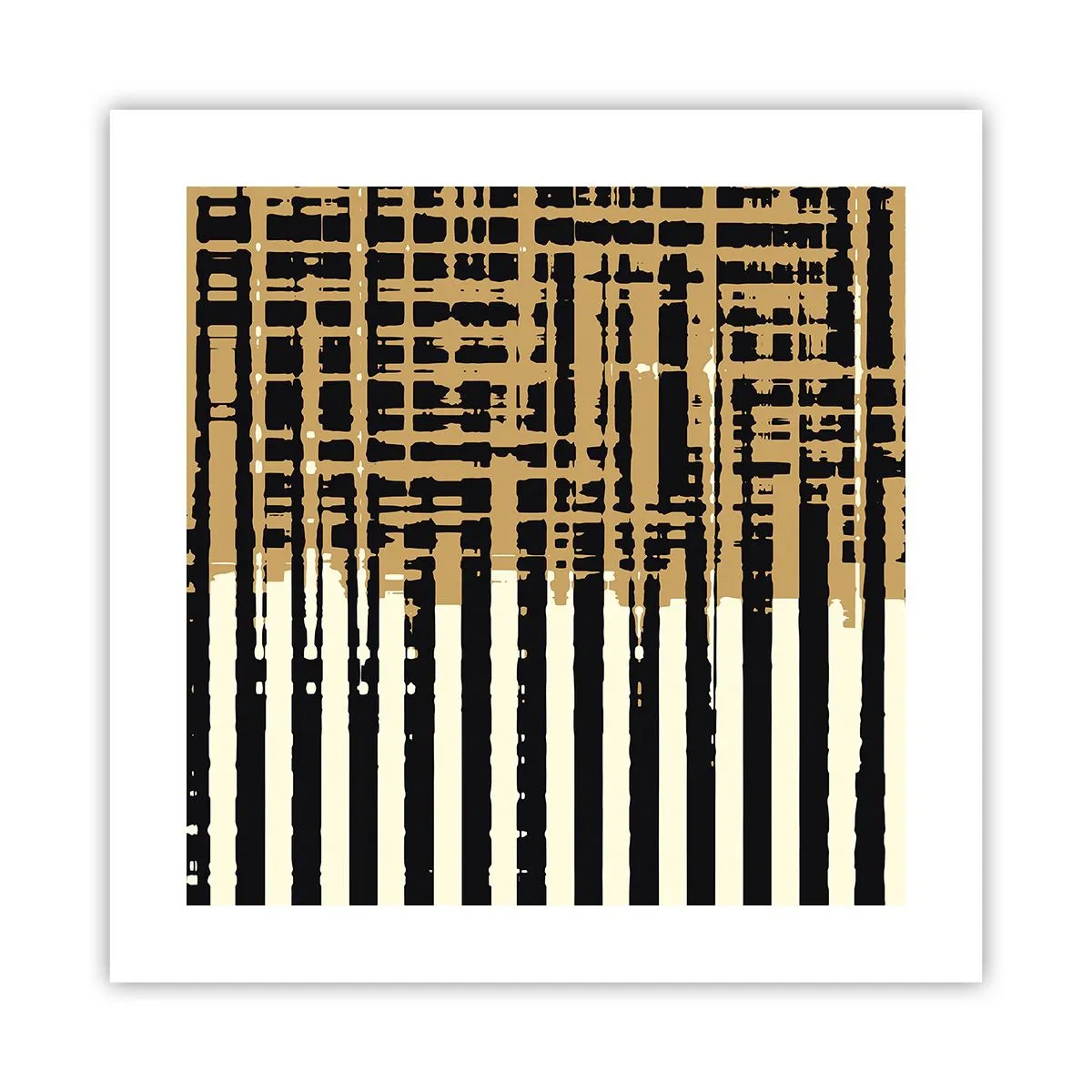 Affiche - Poster - Abstraction architecturale - 40x40 cm