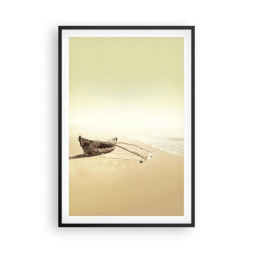 Affiche dans un cadre noir - Poster - Mémoire des mers du sud - 61x91 cm