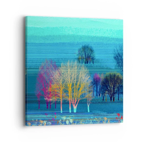 Impression sur toile - Image sur toile - Un paysage soigné - 40x40 cm